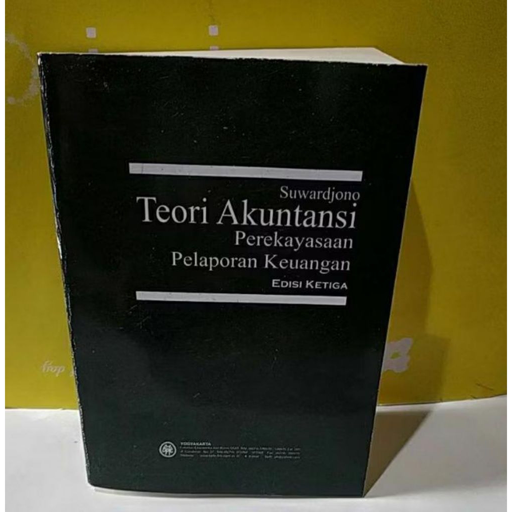 Teori Akuntansi edisi 3 .Suwardjono