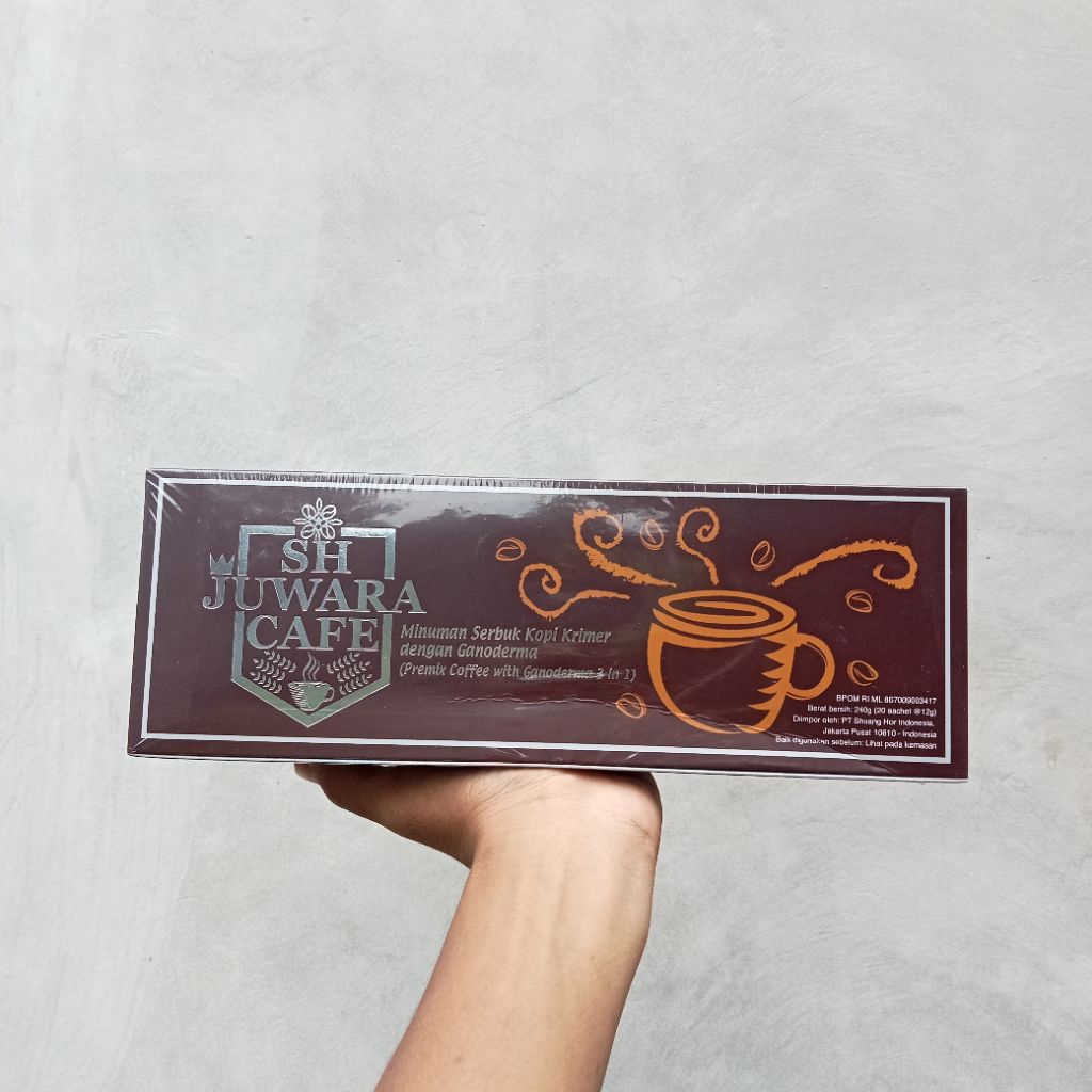 

SH JUWARA CAFE 3IN1 (20 SACHET/BOX) KOPI KESEHATAN KOPI GANODERMA KOPI KESEHATAN MENGANDUNG GANODERMA