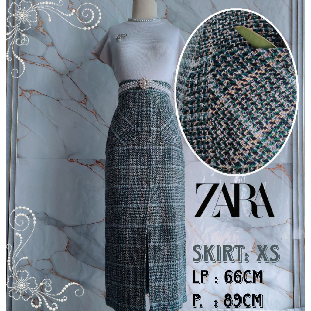 Skirt ZARA tweed