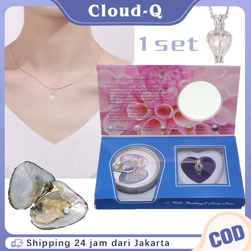 Kalung Wanita Kalung Mutiara Dalam Kerang Kalung Mutiara Kerang Asli