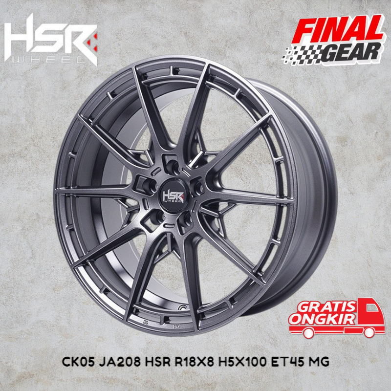 velg hsr wheel terbaru r18 pcd 5x100 tipe hsr ck05 r18