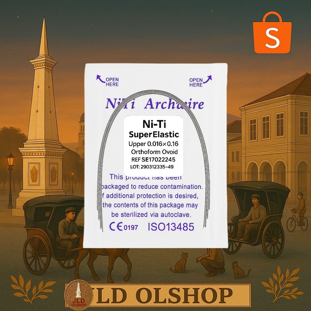 Niti Super Elastic Recta 16x22-21x25 10 Pcs