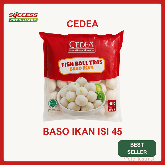 

Cedea Baso Ikan (Fish Ball TR 45) 1 Kg