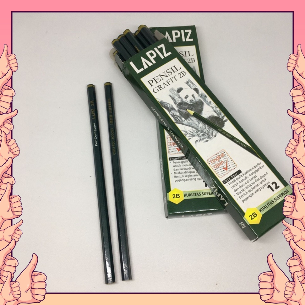 

Pensil Tulis Pensil Grafit 2B Pencil Lapiz SATUAN