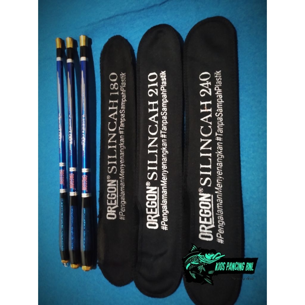 Joran tegek carbon Oregon Silincah panjang 180cm , 210cm , 240cm