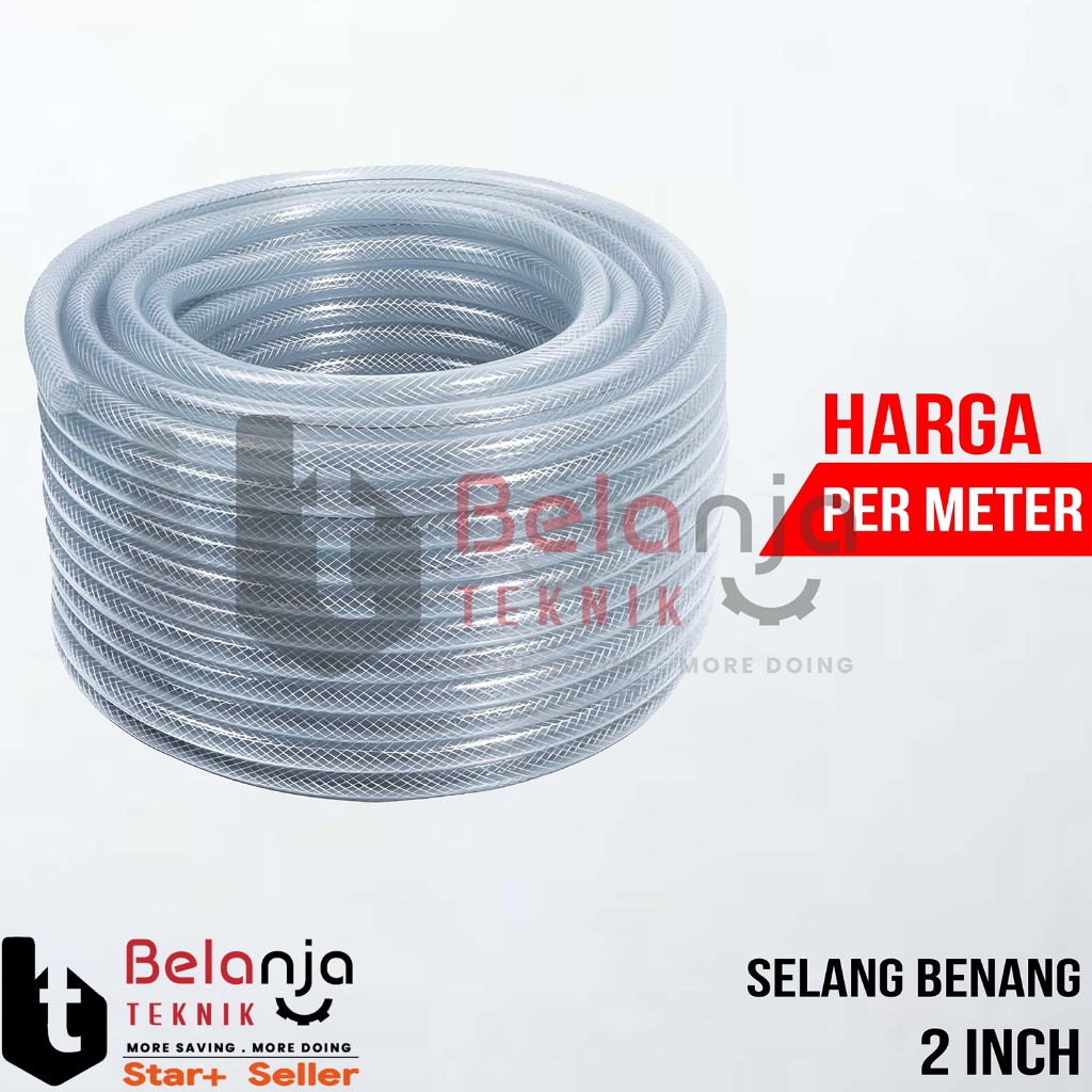 Hiprex Selang Benang Air Ukuran 2 Inch Selang Taman Benang Serat 2"