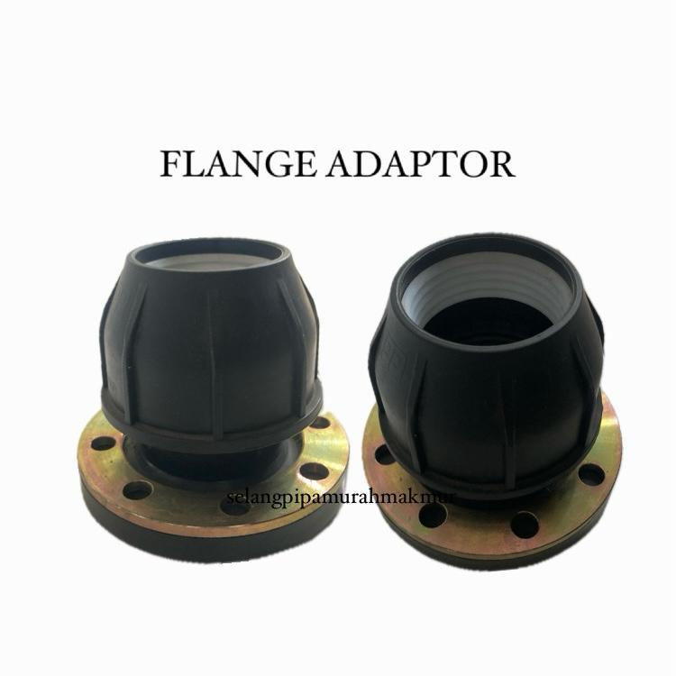 FITTING HDPE FLANGE ADAPTOR 63 MM 2 INCH ATAU COUPLER FLANGE ADAPTOR 2 INCH