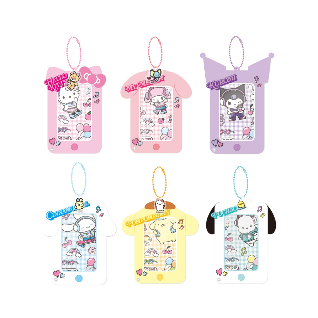 SANRIO CUSTOM SLIDE PHOTOCARD HOLDER Hello Kitty / My Melody / Kuromi / Cinnamoroll / Pompompurin / 