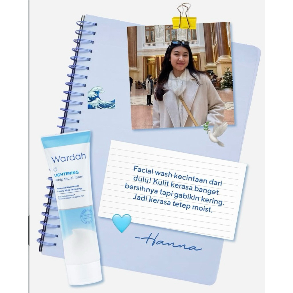 Wardah lightening whip facial wash