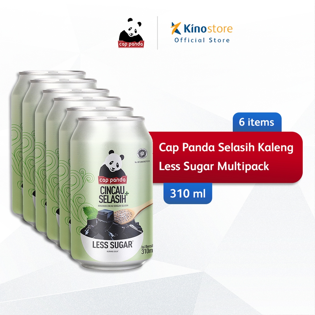 

Cap Panda Selasih Kaleng Less Sugar 310ml