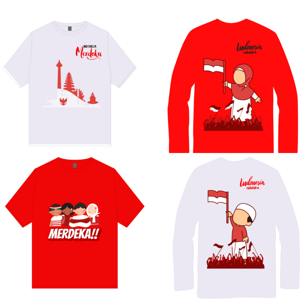 Baju anak merah putih/ baju anak kemerdekaan