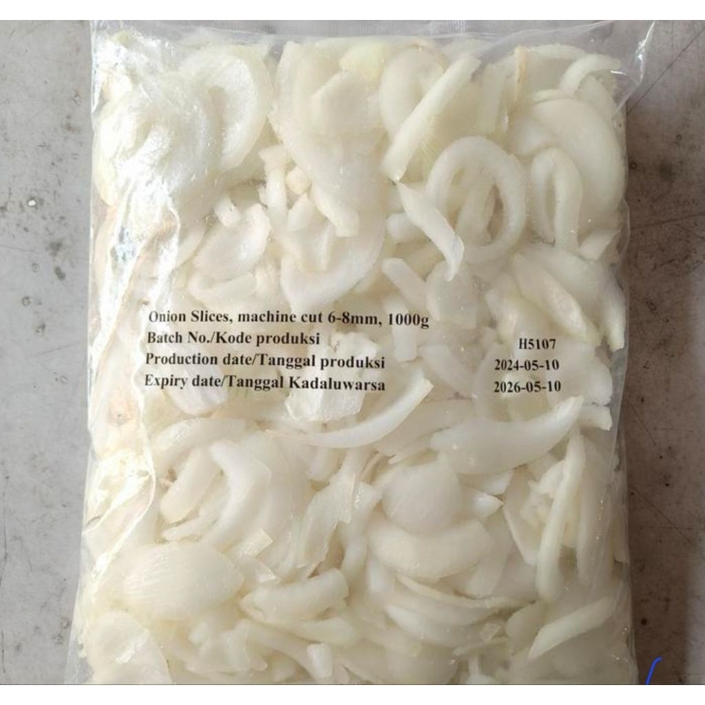 

Bawang Bombay Onion Slice Frozen - 1 kg