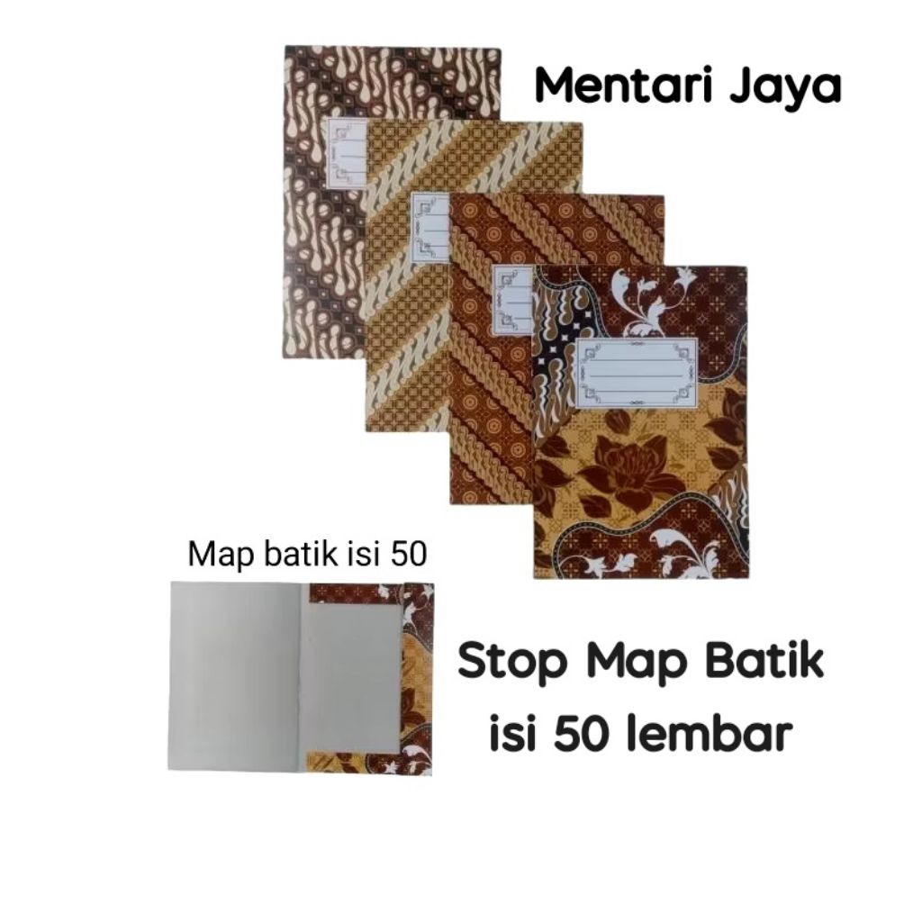 

( 50 lembar) stop map Batik
