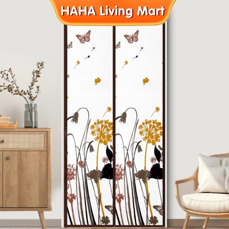 Tirai Magnet Elegan Bahan Plastik Pvc (Khusus Ruangan Berac) Tirai Pintu Kama Tirai Pintu Magnet