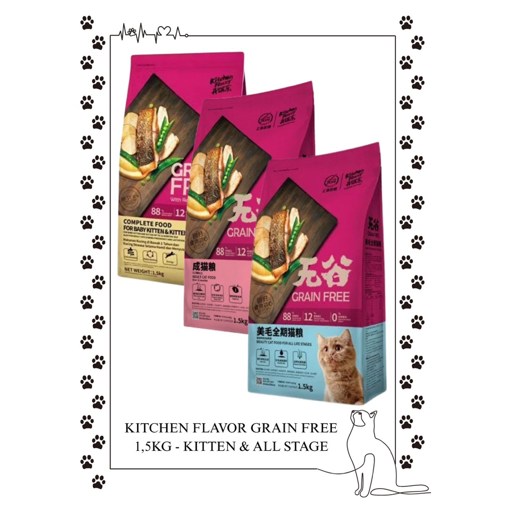 KITCHEN FLAVOR GRAIN FREE 1,5 KG