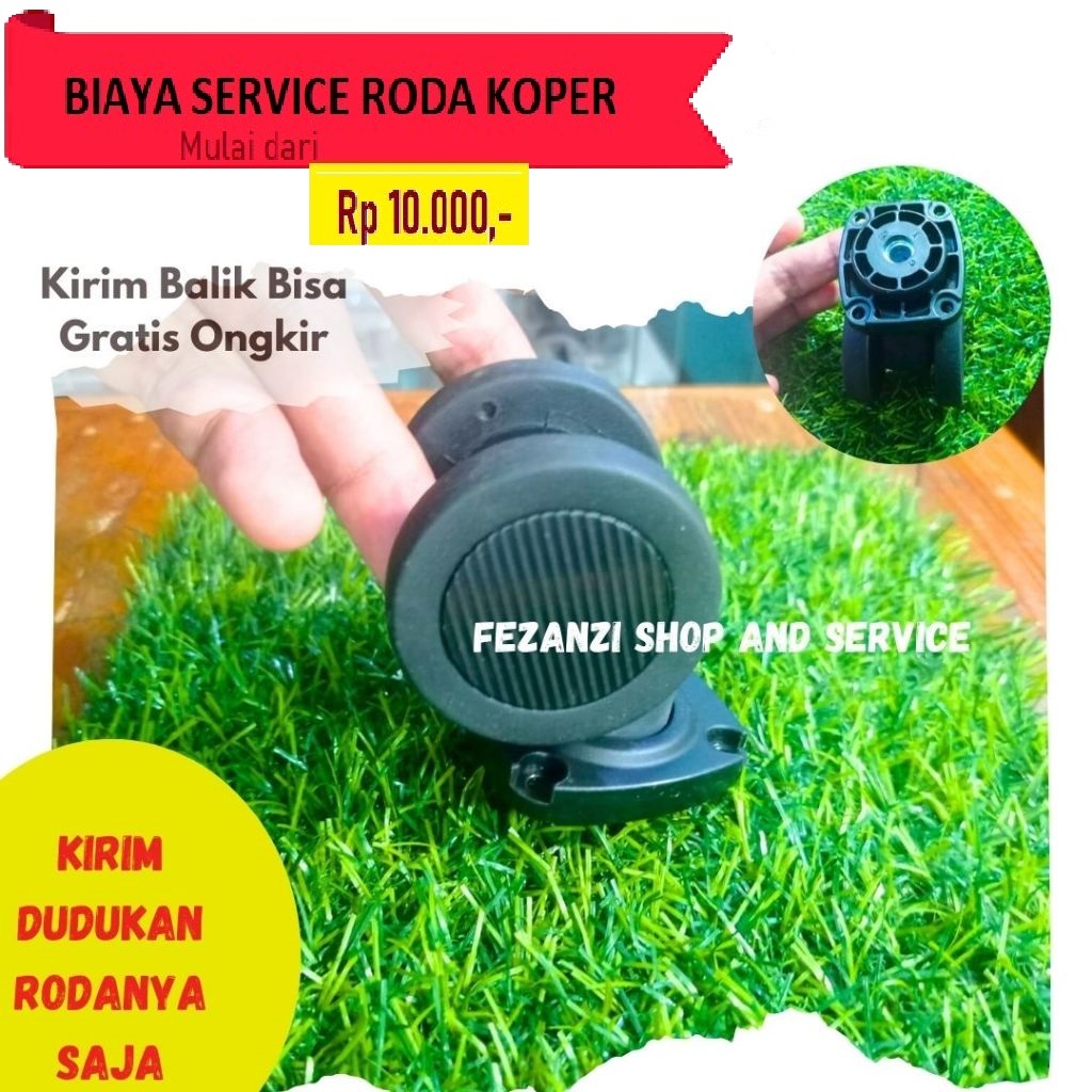 Dudukan roda koper lojel,dll Double ban hinomoto (model kotak)