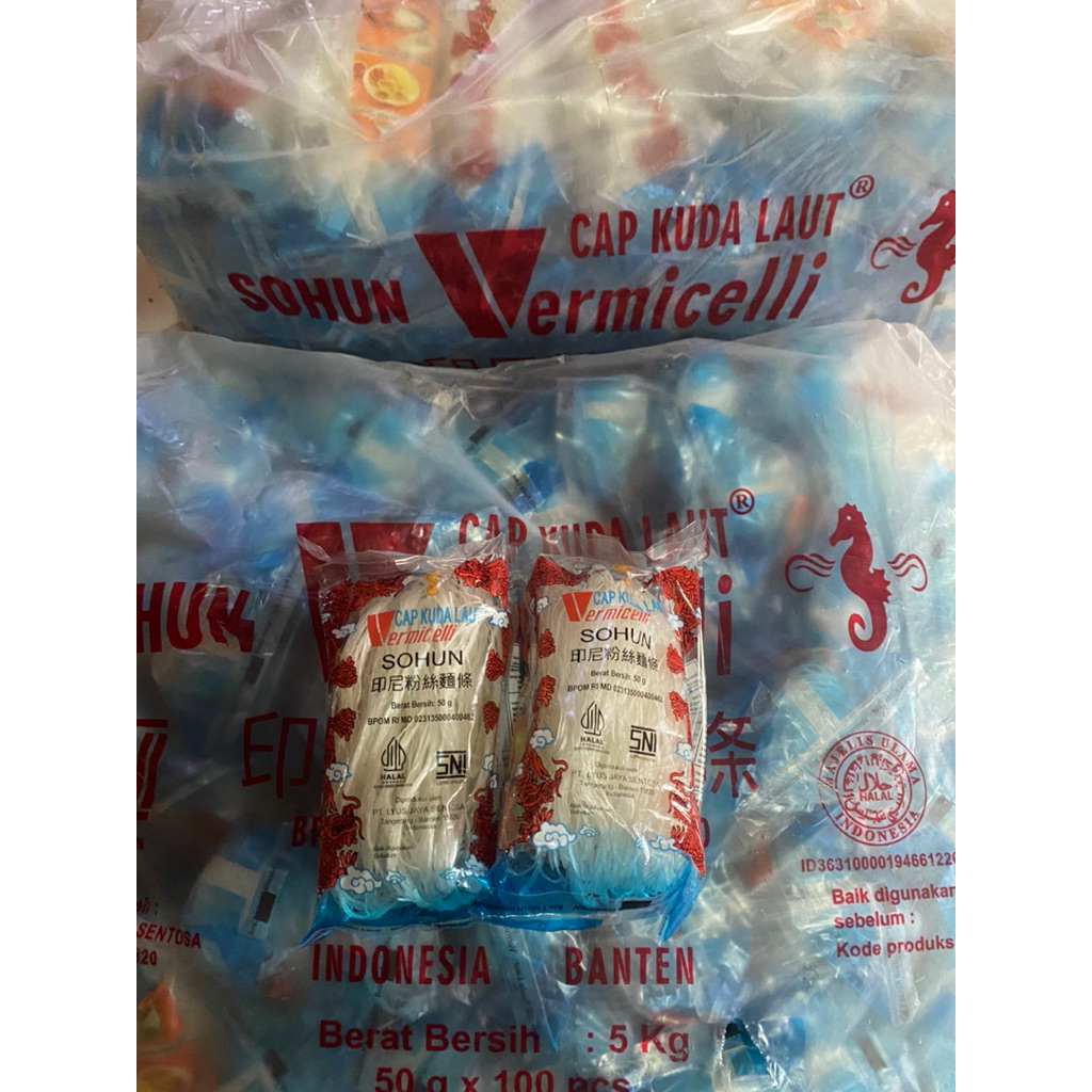 

Ermicelli Sohun Naga 50gram isi 5pcs