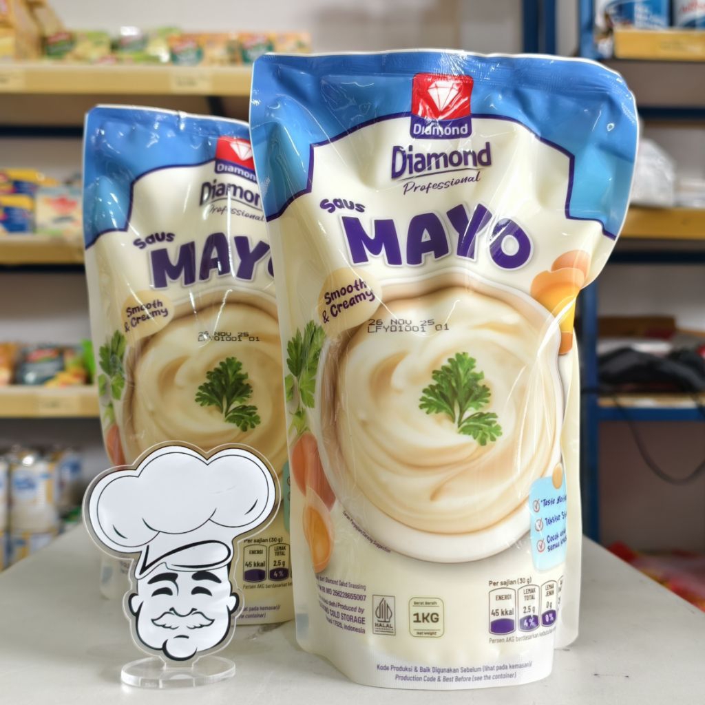 

Diamond Mayonaise 1kg / Mayo 1Kg Diamond / Diamond Mayo 1Kg / Saus Mayo 1Kg