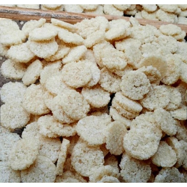 

Rengginang Ketan Asli Rengginang Mentah Gurih Siap Goreng 30 Keping Kecil