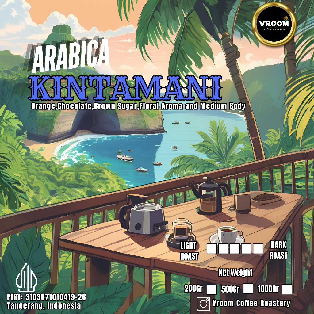 

Coffee Arabica Bali Kintamani Roasted Bean Arabika Kopi Biji Matang Bubuk 1Kg