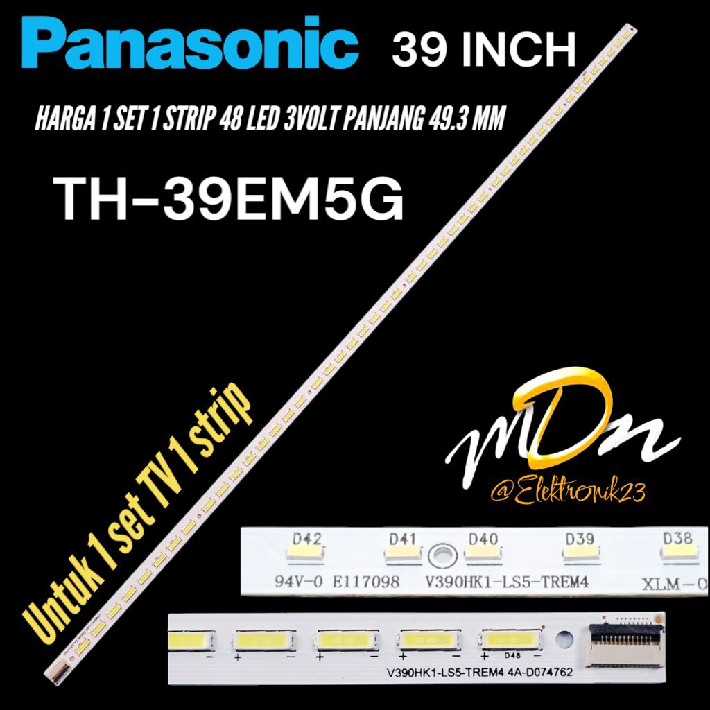 BACKLIGHT TV LED PANASONIC 39 INCH TH-39M5G BACKLIGHT TV PANASONIC 39 INCH