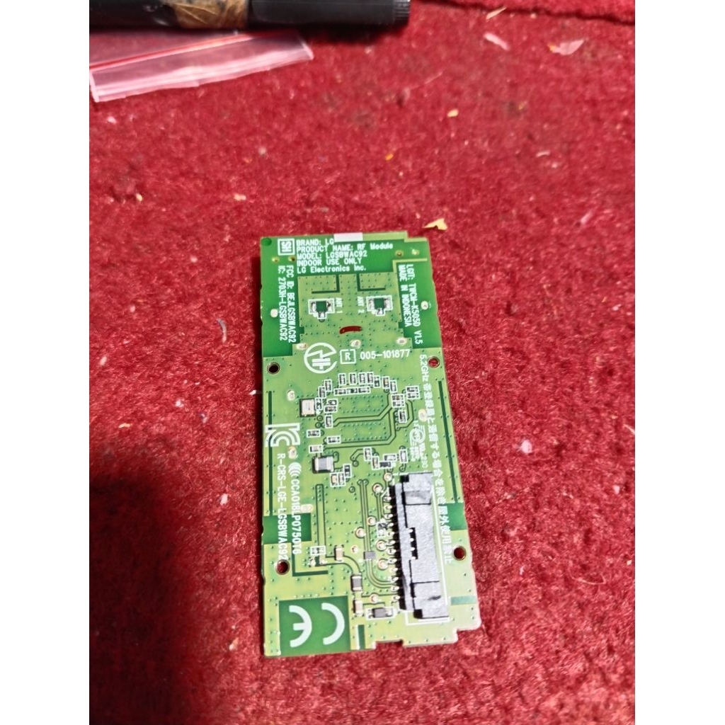 modul Wi-Fi lg 43um7100 pta / wifi tv lg 43um7100 / board wifi tv lg 43um7100