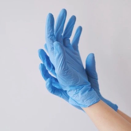 Sarung Tangan Nitrile Safe Glove Bluple / Sarung Tangan Nitrile Examination Glove Safe Glove Bluple/