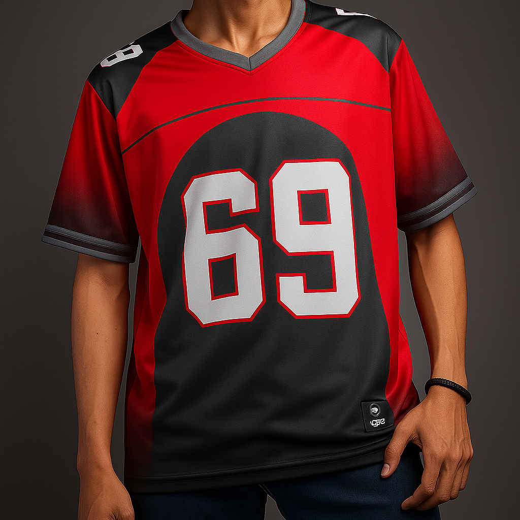 Baju Jersey Sport Oversize CPX 69 Rugby Sepak Bola Futsal Gaya Casual Santai