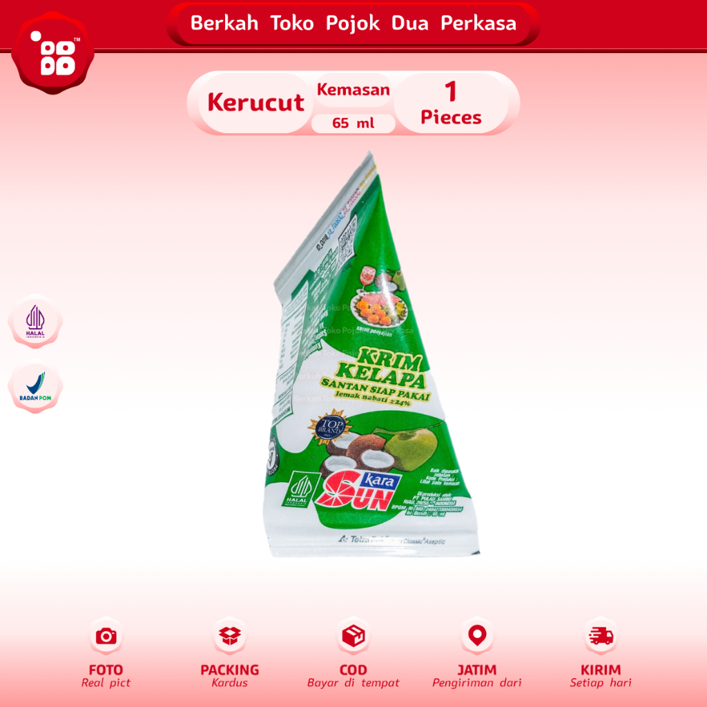 

Sun Kara Santan Cair Kerucut Segitiga 65 ml