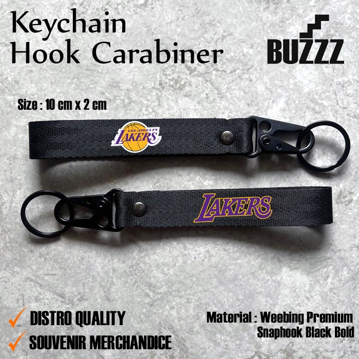 KUNCI LAKERS - KARABINER LAKERS  - GANTUNGAN KUNCI LAKERS - PENGAIT STAINLES CANTOLAN LAKERS PROMO P