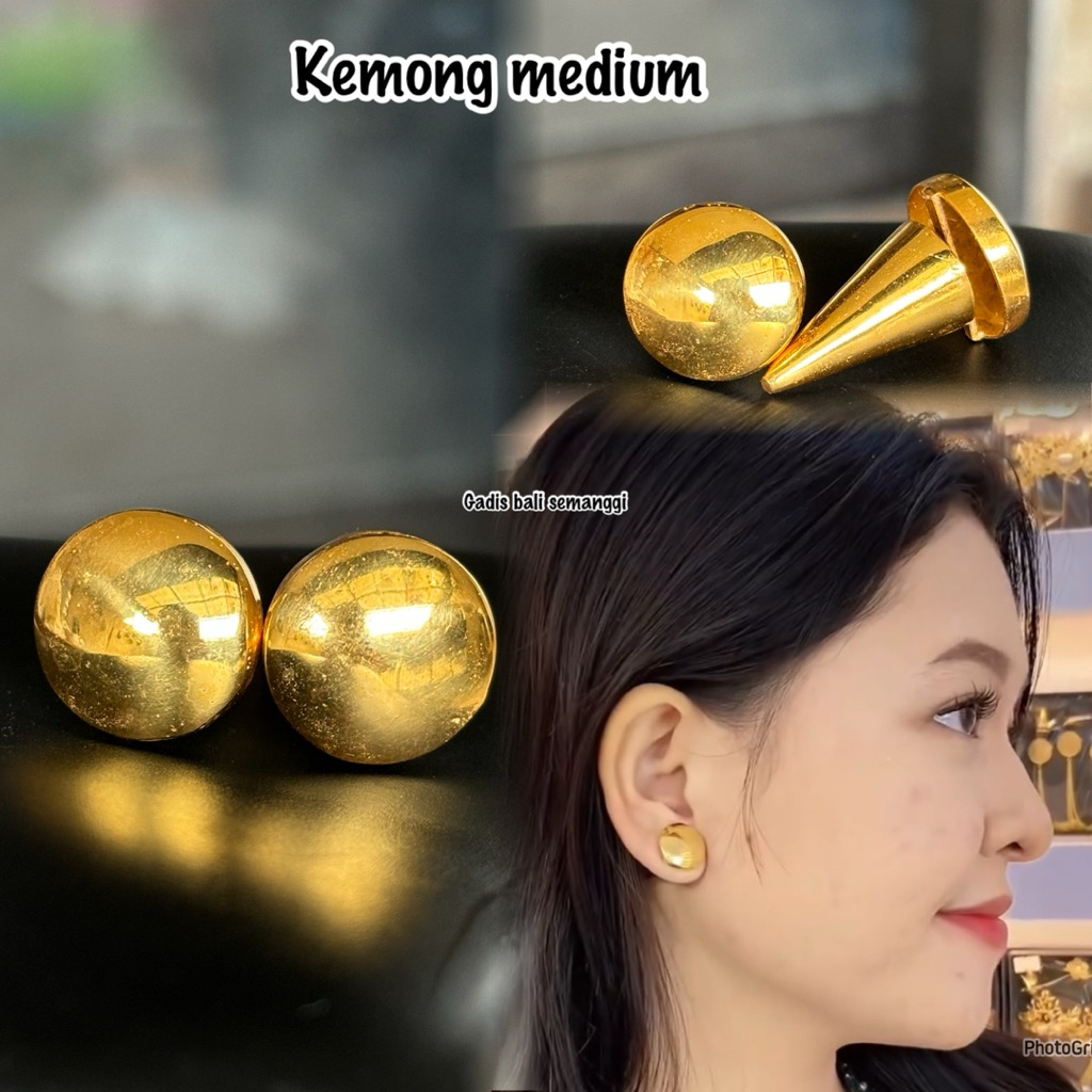 subeng kemong medium & small / anting alpaka/ subeng klasik