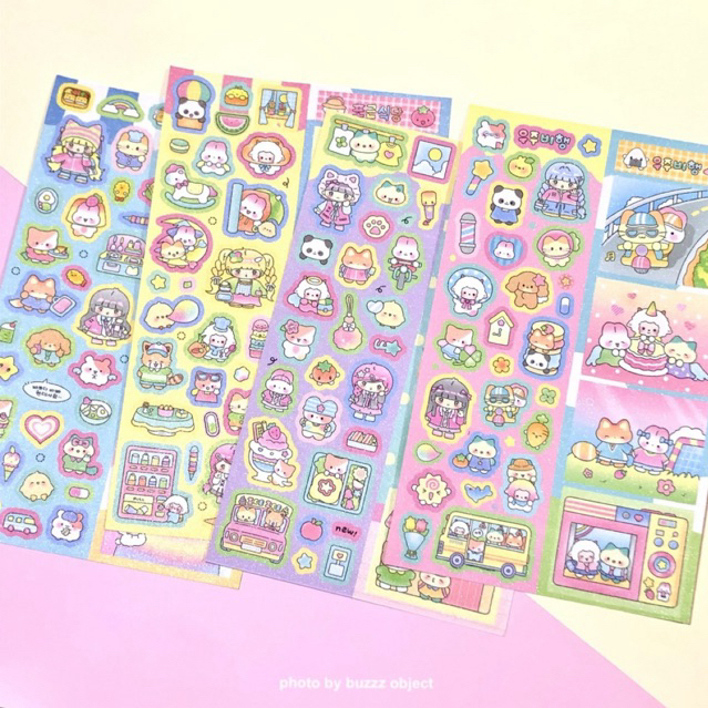 

Cheese Sweetheart Series Big Doodle Sticker | Animal Deco Japanese Korean Style Stiker Scrapbook Hewan Journaling Jepang Korea Vintage Dekorasi Case Hp Handphone Kiss Cut Lucu Cute Buzzz Object