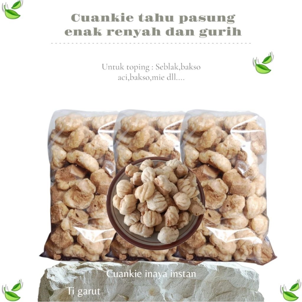 

Cuanki tahu pasung isi 100pcs freekardus