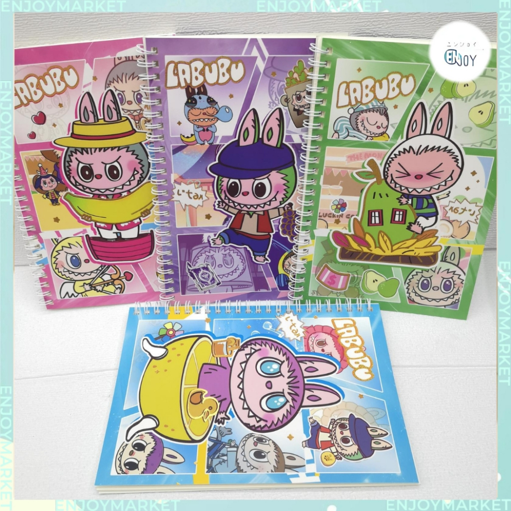 

Notebook Lucu Buku Tulis A5 Motif Labubu /Buku Diary Note Sekolah Paper Kertas MP30