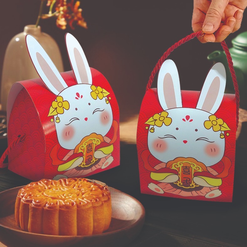 Box Mooncake Peony 1| Dus Kue Bulan| Kotak Mooncake| Mooncake Box| Autumn Festival Edition Box (1 Ba