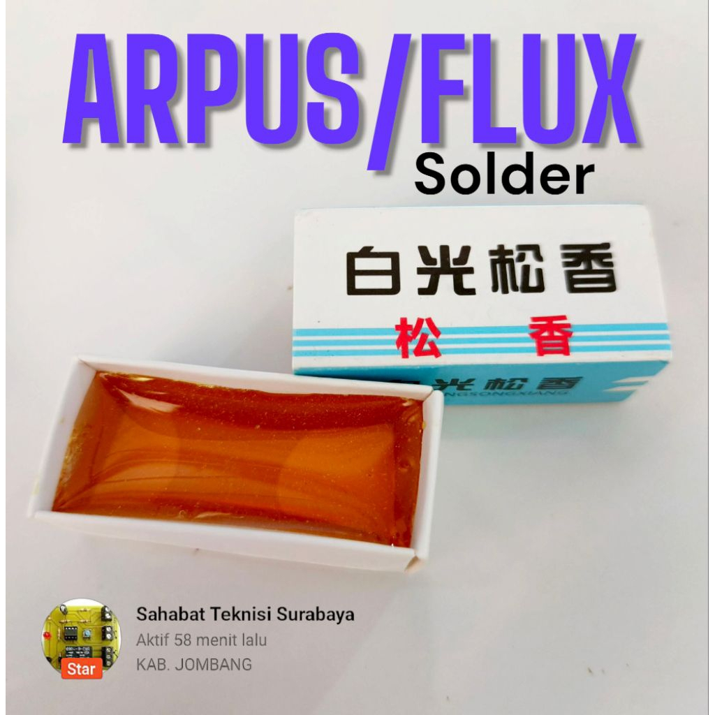 ARPUS solder | Rosin solder | FLUX kristal