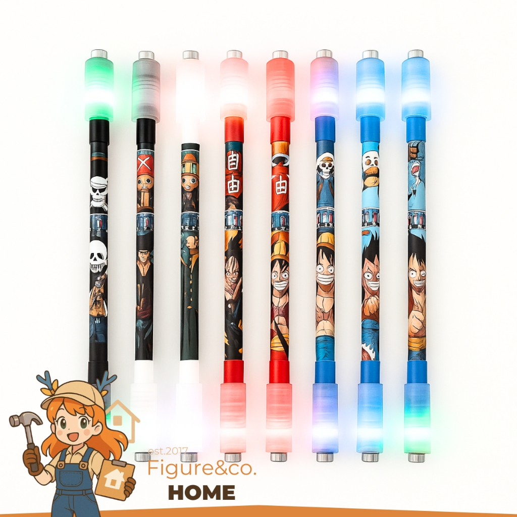 

Spinning Pen - Pulpen Putar Plastik Aesthetic Edition Superhero Balance Lampu LED Murah Diskon Berubah Warna