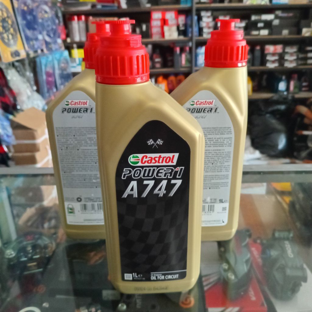 Oli samping Castrol A747 1 liter | oli samping A747 Castrol  1 liter