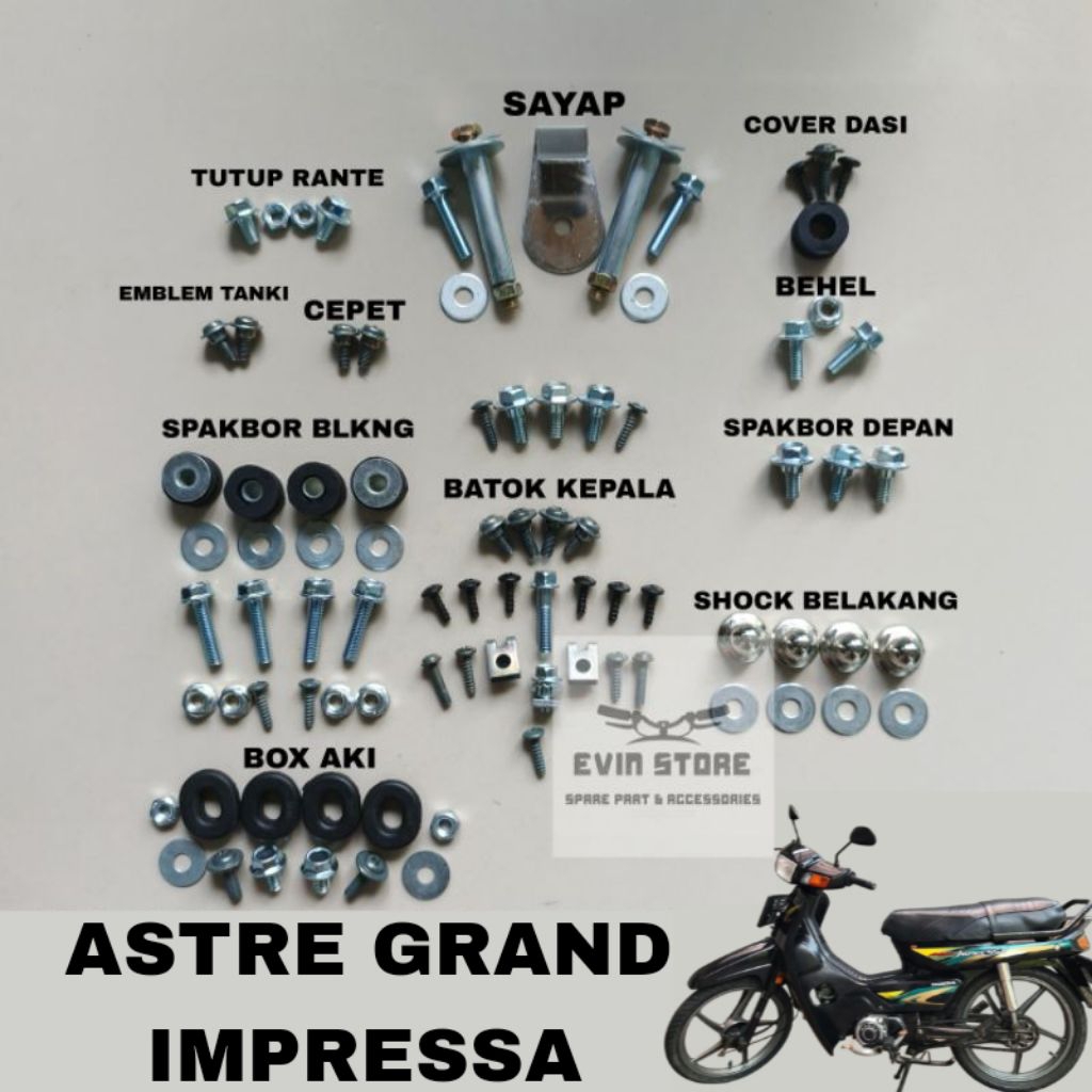 baut Baud fullset body Astrea impressa/ baut Astrea grand impressa