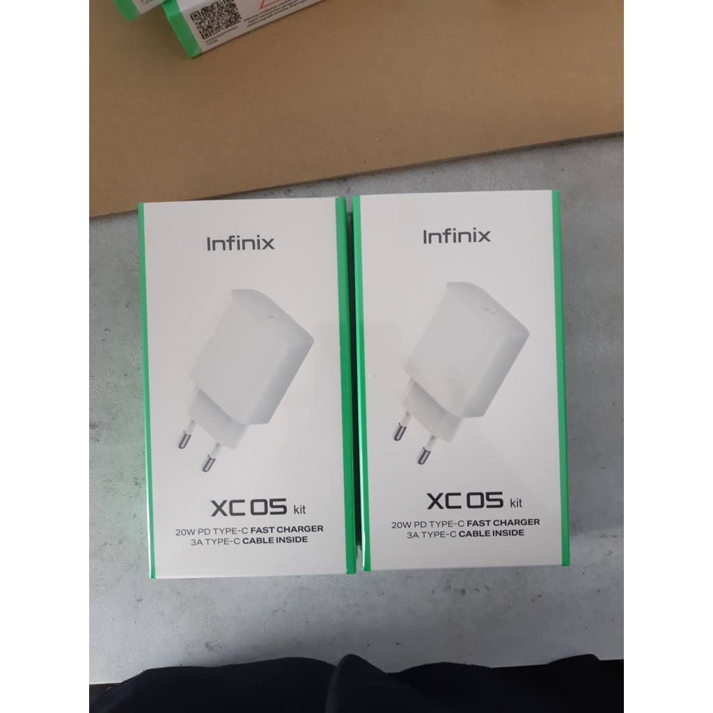 Infinix Adaptor 20watt + cabel XC06