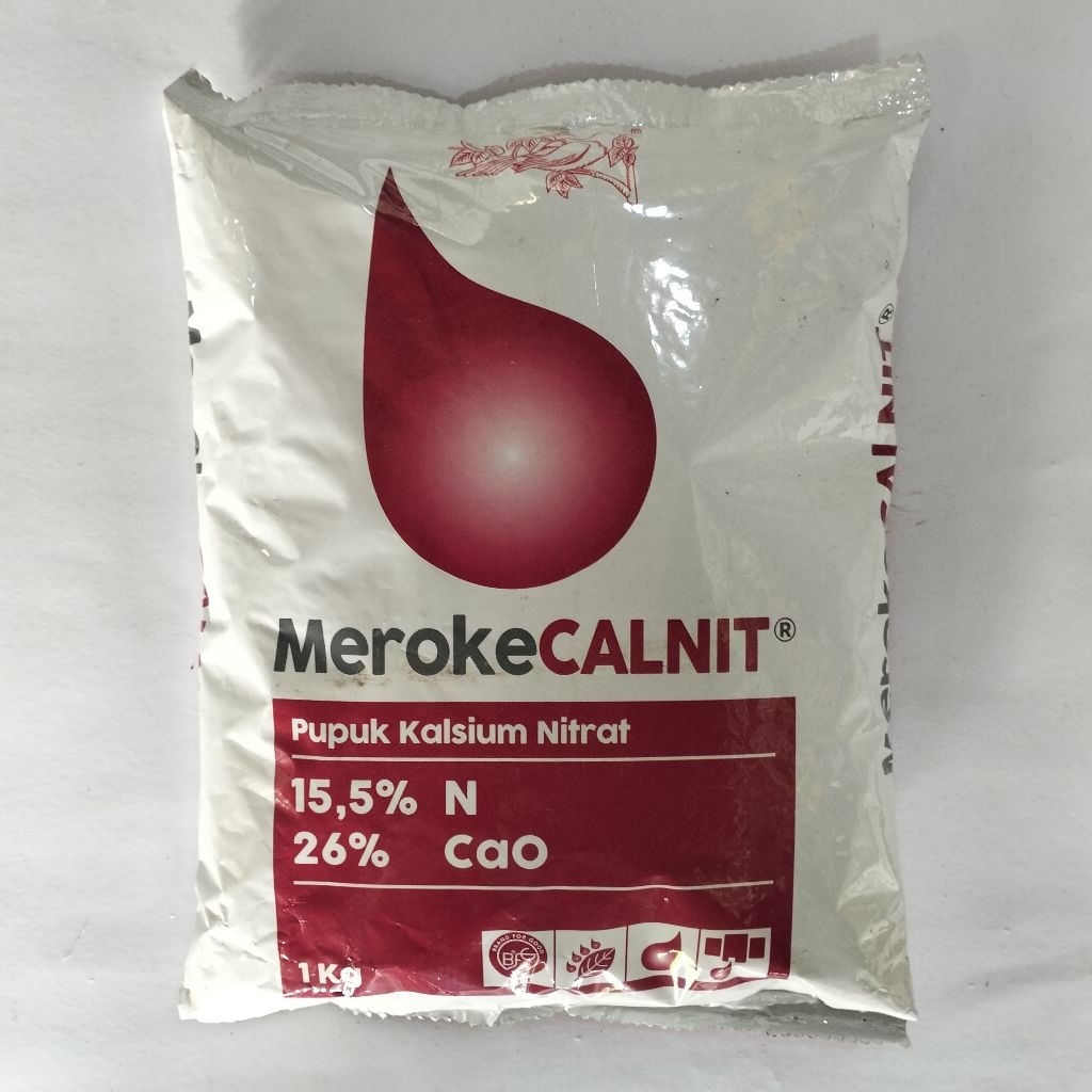 Pupuk Meroke Calnit Kalsium Nitrat CaNO3 Kemasan 1 Kg