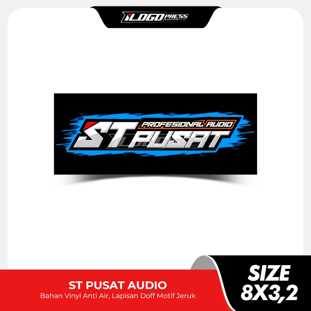

ST PUSAT AUDIO - Stiker Sound System Bahan Vinyl Premium Anti Air Doff Motif Jeruk