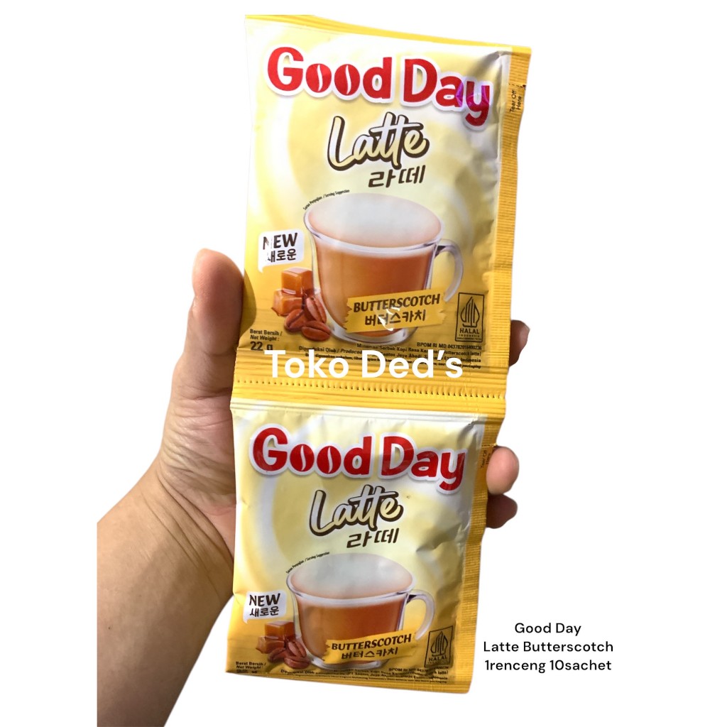 

GOOD DAY LATTE 1renceng isi 10sachet