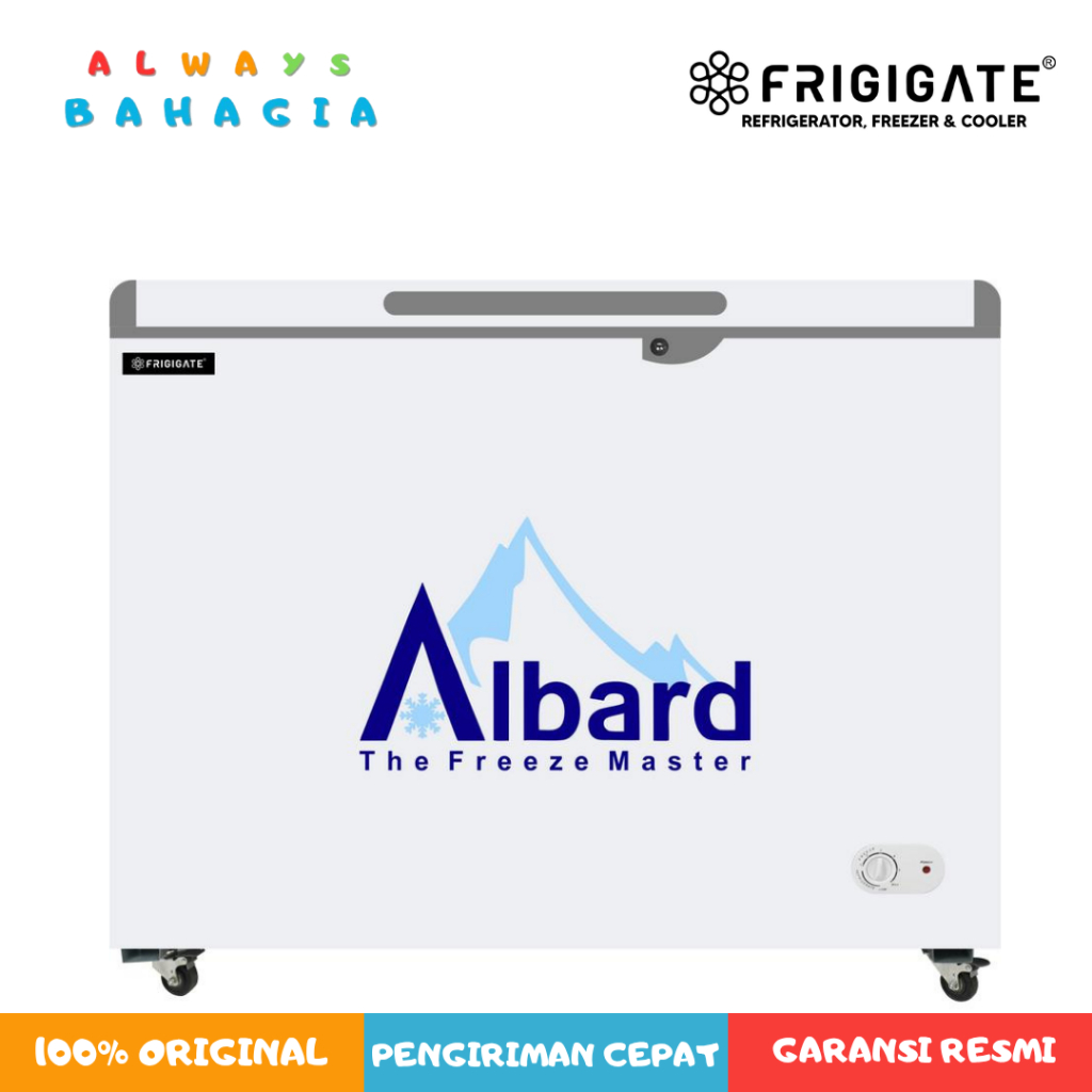 FRIGIGATE F-300 ALBARD Chest Freezer Kapasitas 300 Liter