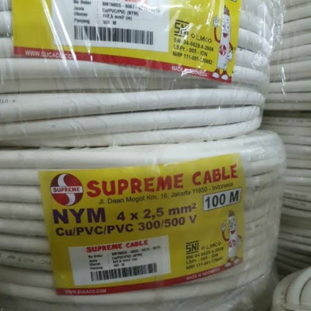 Kabel Supreme NYM 4 x 2.5 mm / NYM 4x2.5mm Supreme 100 meter