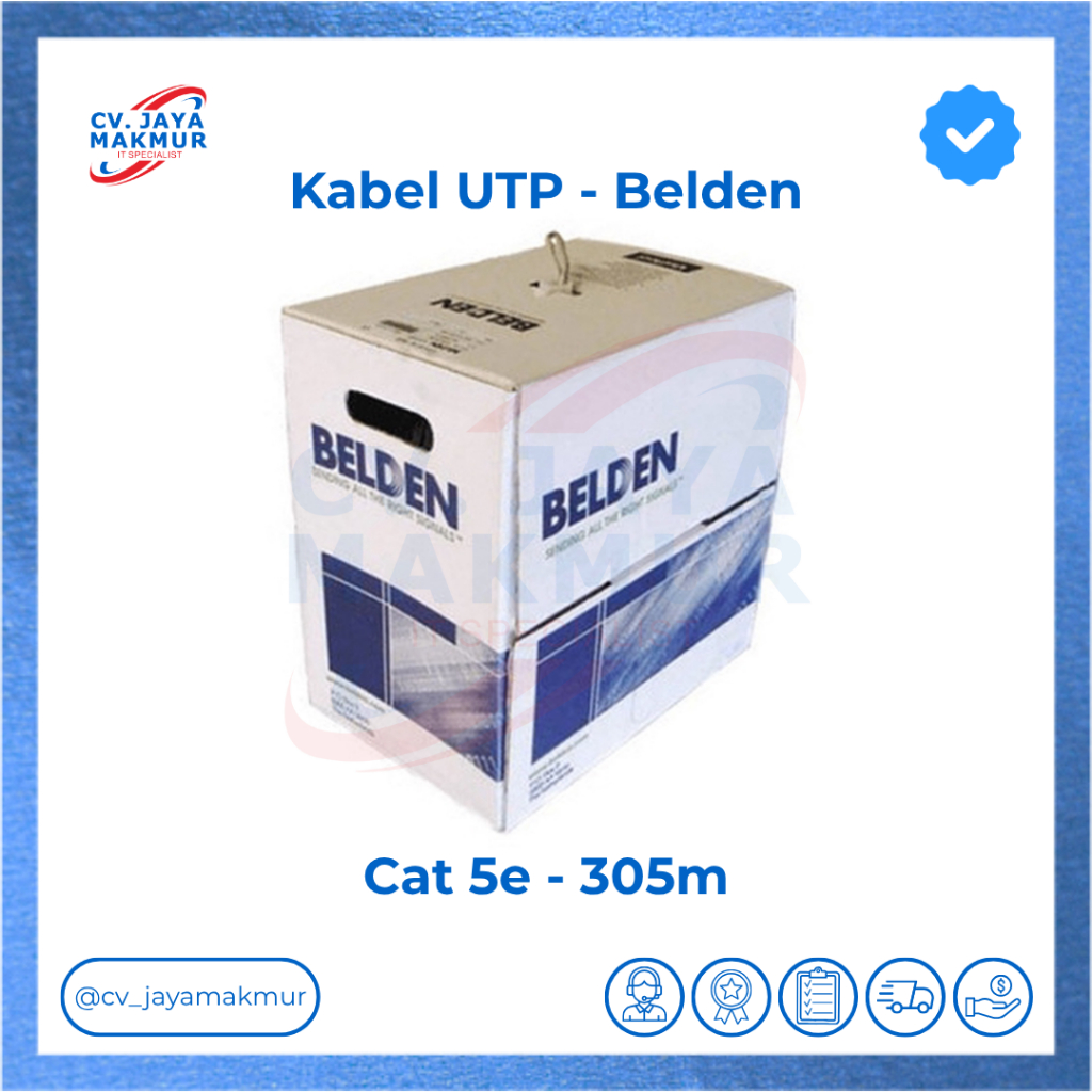 Kabel LAN / UTP Cat 5 Belden / Kabel LAN/UTP Cat 6 Belden