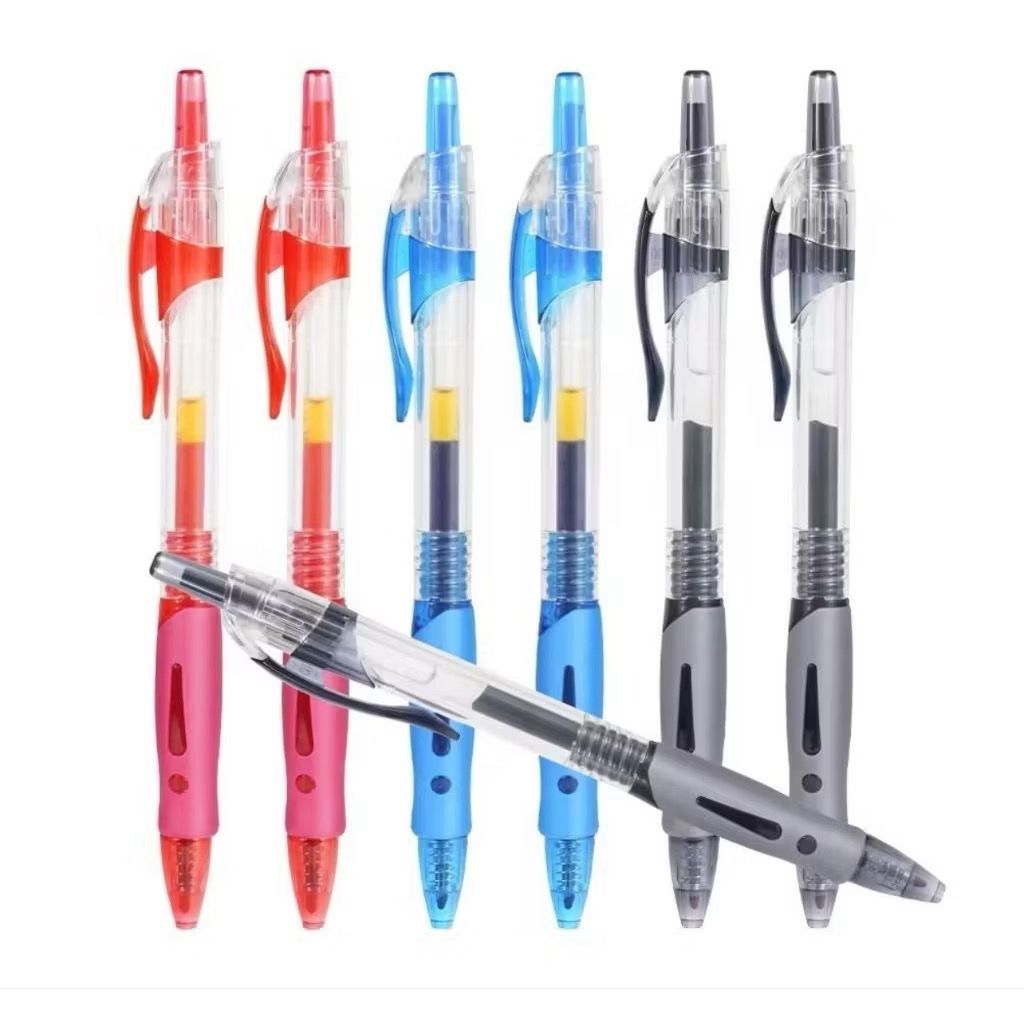 

1LUSIN (12PCS) PULPEN MEKANIK GP-265 BRUSH WITH 0,5MM A NEUTRAL PEN PULPEN KUALITAS BAGUS PENA WARNA HITAM BIRU MERAH