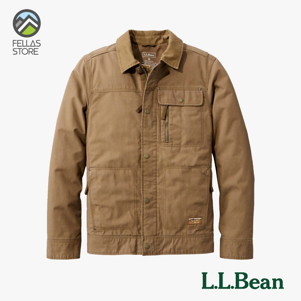 Jaket LL Bean - Men's Utility Jacket Maple Brown