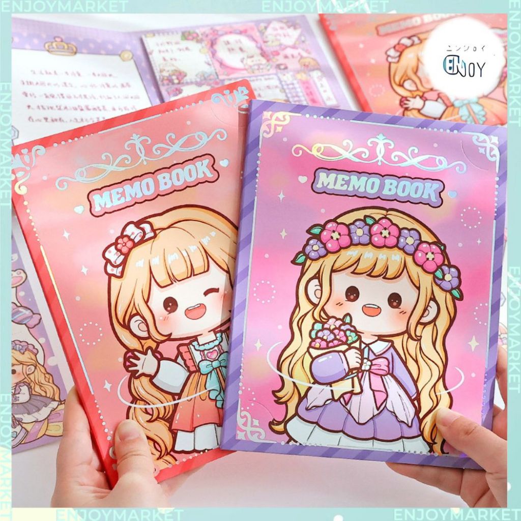 

Sticky Notes Set Aesthetic Post - It Memo Book Lucu TLD162