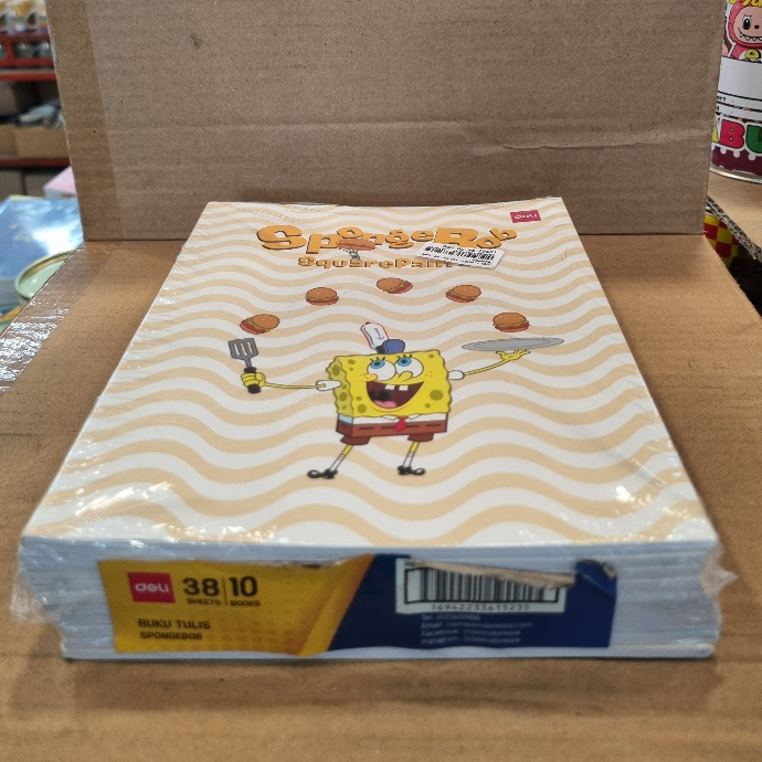 

Buku Tulis DELI 38 Lembar (Isi 10 Buku) | Buku Tulis Murah Notebook Sekolah Serbaguna